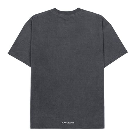 『BLACKBLOND』　Maria ピグメントTシャツ (Charcoal)