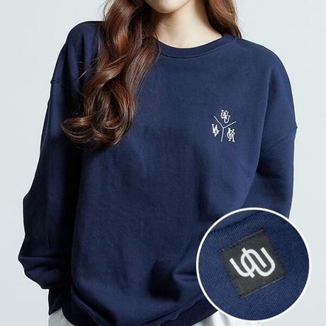 『CORUNU』  3シグネチャーロゴスウェット (Navy)