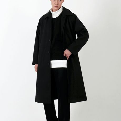 『 BY:L 』    バルマカンオーバーコート (Black)
