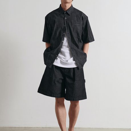 『BY.L 』 バミューダワークパンツ (Black)