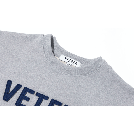 『VETEZE』 　ビッグメードスウェット (Grey)