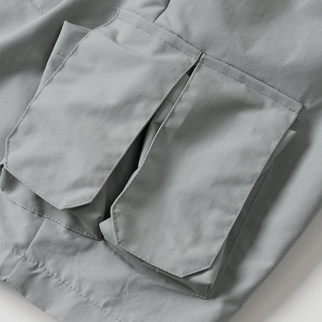 『 BY:L 』    マルチポケットカーゴショートパンツ (Grey)