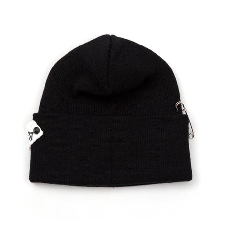 Blackblond BBD Side Patch Long Beanie (Black)