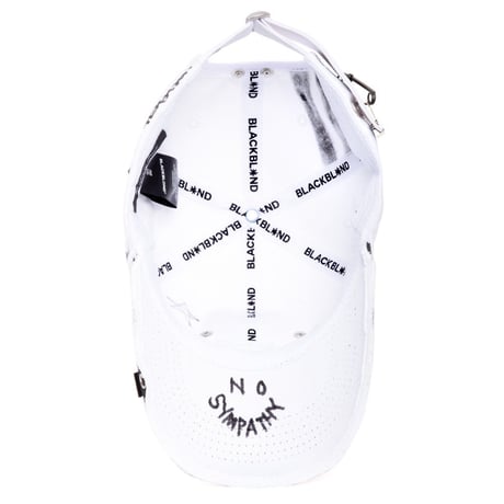 『BLACKBLOND』  レフレクションロゴノーシンパシーキャップ (White)
