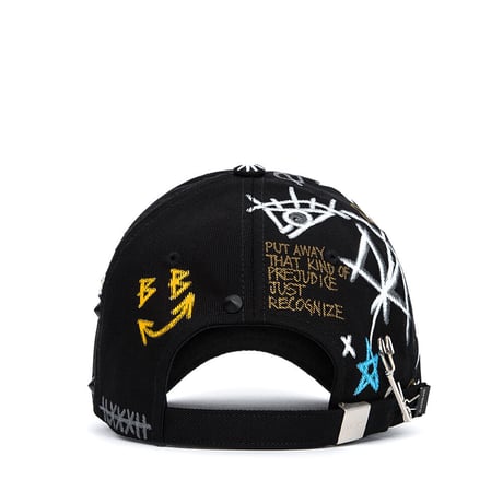 『BLACKBLOND』   プレートロゴモンスターキャップ (Black)