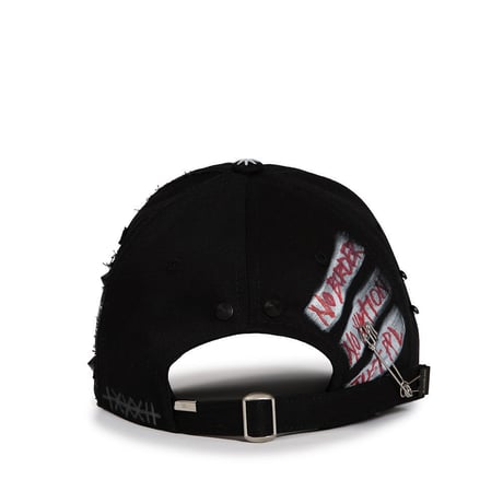 『BLACKBLOND』  レフレクションロゴノーシンパシーキャップ (Black)