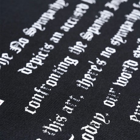 『BLACKBLOND』  crushed faith sweatshorts (Black)