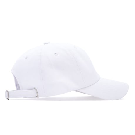『BLACKBLOND』  　スローガンサイドロゴキャップ (White)