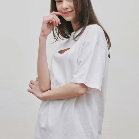 『Verynineflux』  キャロル  Tシャツ (White)