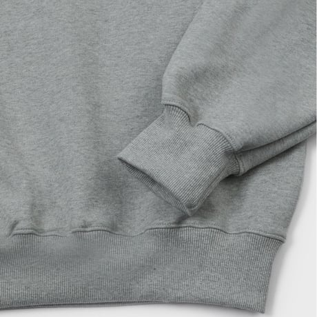 『SLOW RECORD HOUSE』　SLOW パッチスウェットシャツ (Grey)