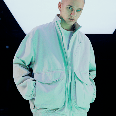 『Code:graphy』 　ユーティリティショットジャケット (Grey)