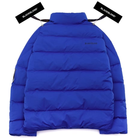 『BLACKBLOND』 　パッチショートダックダウンジャケット (Blue)