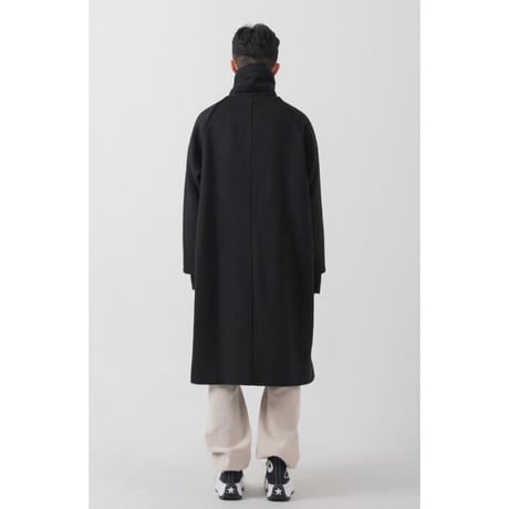 『 BY:L 』 　ウールオーバーバルマカンコート  (Black)