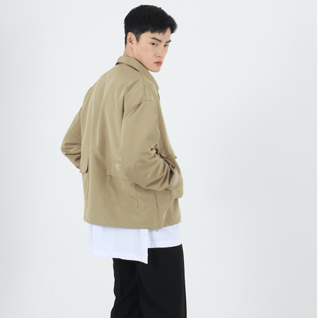 『 BY:L 』 　ミリタリーポケットジャケット  (Beige)
