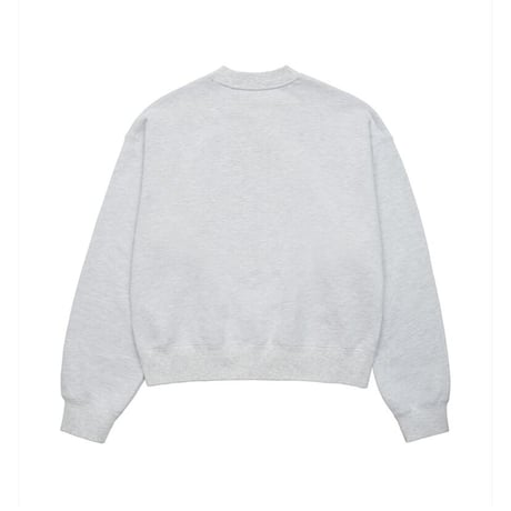 『MURRA AER 』  リリークロップスウェットシャツ (Heather Grey)