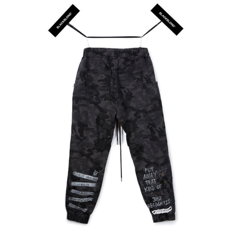 Blackblond BBD Graffiti Camo Jogger Pants (Grey)