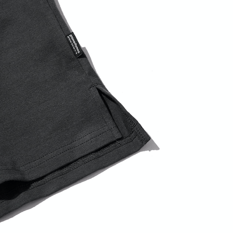 『grooverhyme』 　レイヤードロングスリーブ Tシャツ (Charcoal)