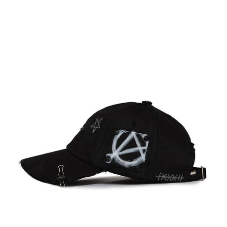 『BLACKBLOND』  レフレクションロゴノーシンパシーキャップ (Black)