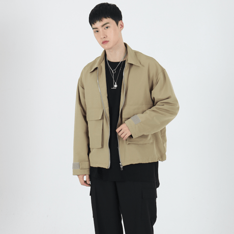 『 BY:L 』 　ミリタリーポケットジャケット  (Beige)