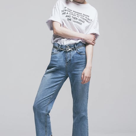 『Verynineflux』  インストラクション  Tシャツ (White)