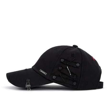 『BLACKBLOND』  ディスオーダーパッチキャップ (Black)