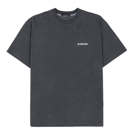 『BLACKBLOND』　ディスオーダーピグメント Tシャツ (Charcoal)