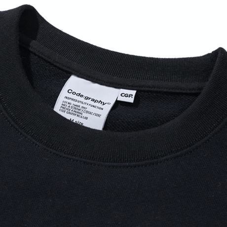 『Code:graphy』 　プラネットツリースウェット (Black)