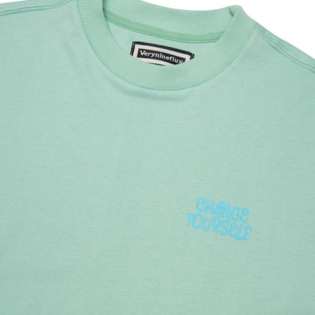 『Verynineflux』  ラフ  Tシャツ (Green)