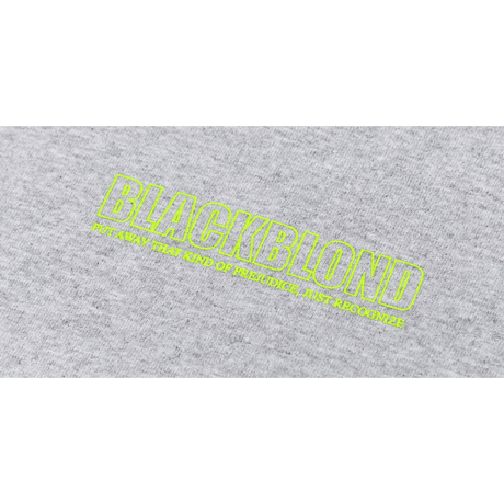 『BLACKBLOND』 オリジナルボーダーロゴショートスリーブTシャツ (Gray)