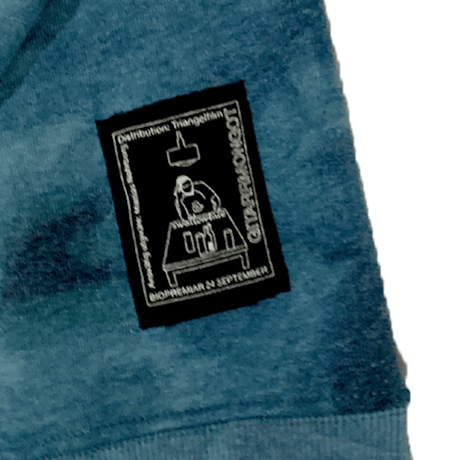 『Swallowtale』 タイダイオーバーサイズスウェット (Blue)