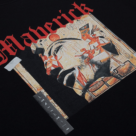 『BLACKBLOND』 　マーベリック半袖 Tシャツ (Black)