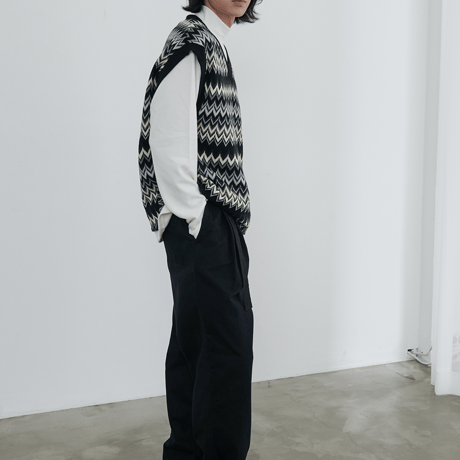 『 BY:L 』 　パルスニットベスト  (Black)
