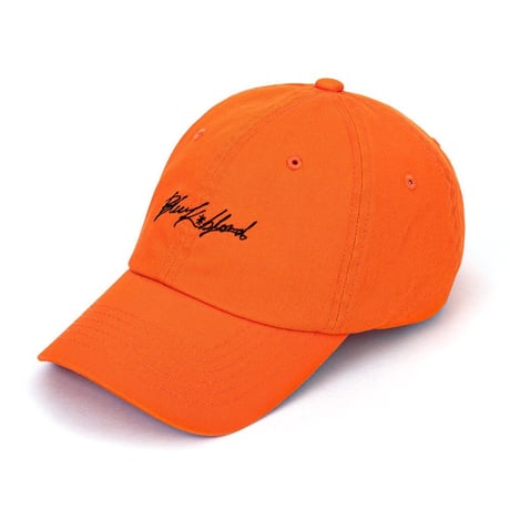 『BLACKBLOND』  スクリプトロゴキャップ (Orange)