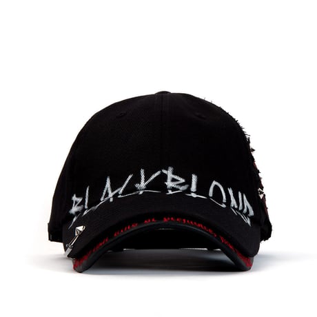 『BLACKBLOND』  ビヨンドグラフィティーロゴダブルバイザーキャップ (Black)