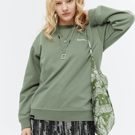 『grooverhyme』 　NYC ロケーションスウェット (Light Khaki)