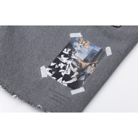 『BLACKBLOND』  イノセントデニムショートパンツ (Dark Gray)