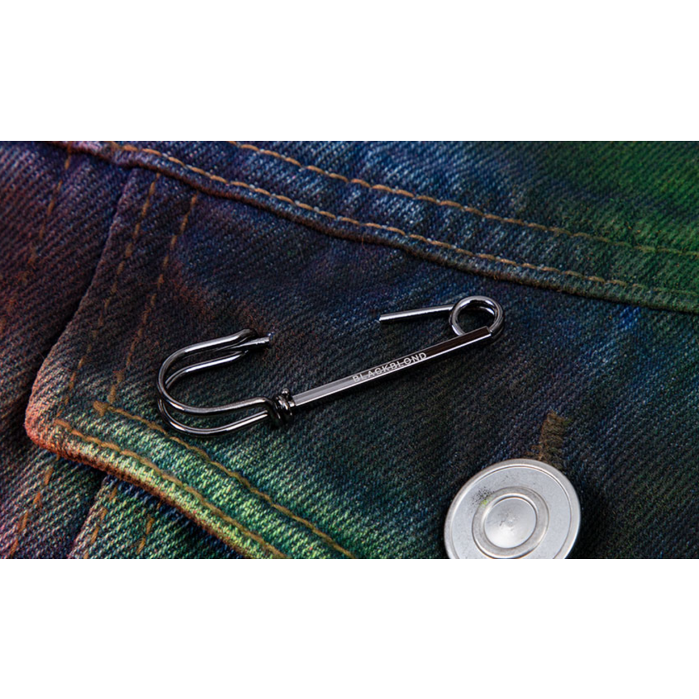 BLACK BLOND CUSTOMデニムジャケット BLACKBLOND』 スプレーカスタムデニムジャケット (Blue) | 6LJStore