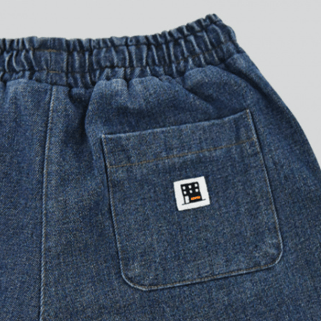 『FREAKISH BUILDING』 クラァゥディィドゥショートパンツ (Denim)
