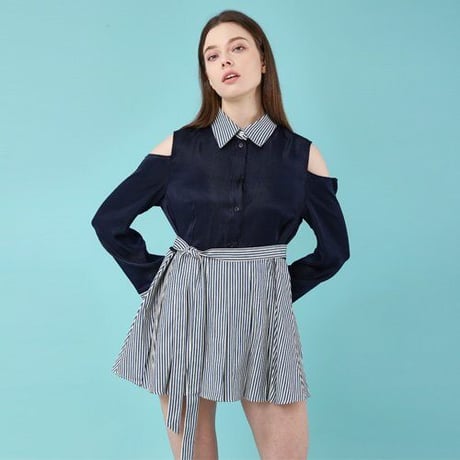 『Wunder Geist』 　テニススカートワンピース (Navy)