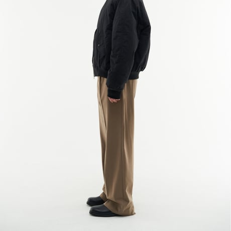 『HIFIFNK』  alden wool trousers pants (Cocoa)
