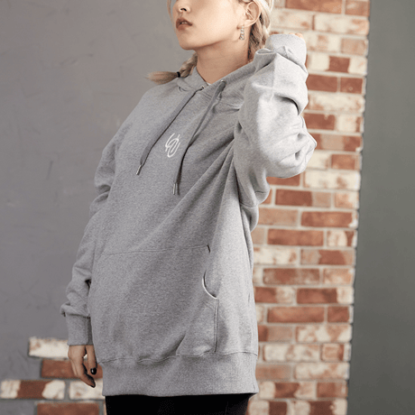 『CORUNU』  シグネチャーロゴパーカー (Grey)