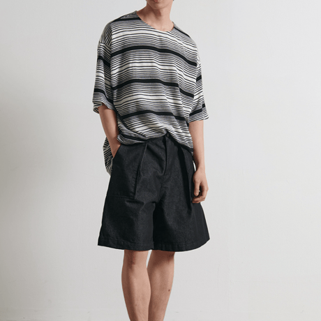 『BY.L 』 バミューダワークパンツ (Black)