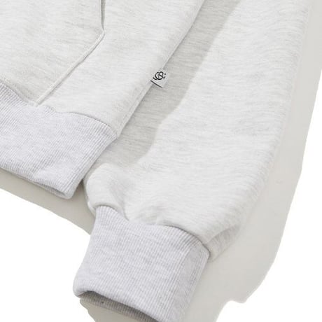 『Code:graphy』 　アーチロゴジップアップパーカー (Melange Grey)