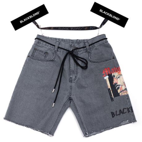 『BLACKBLOND』  マーベリックショートパンツ (Dark Gray)
