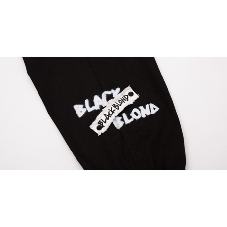 『BLACKBLOND』 ユースティティアカーゴジョガーパンツ (Black)