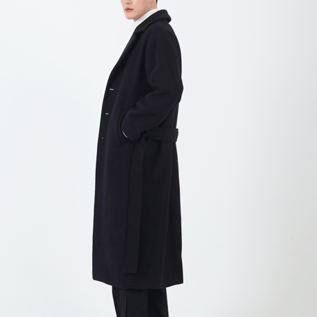 『 BY:L 』    ローブマキシコート (Navy)
