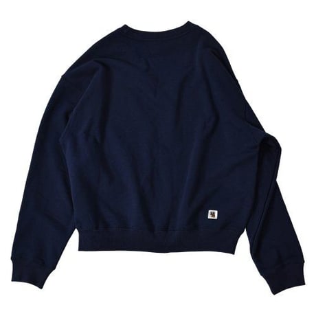 『FREAKISH BUILDING』 silly tv sweatshirt (Navy)