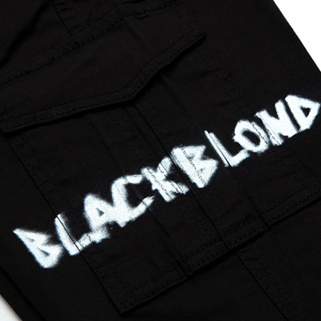 『BLACKBLOND』 イノセントカーゴジョガーパンツ (Black)
