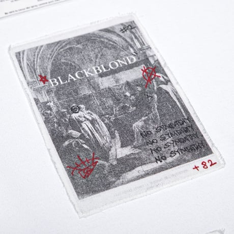 『BLACKBLOND』　ルネサンスパッチTシャツ (White)