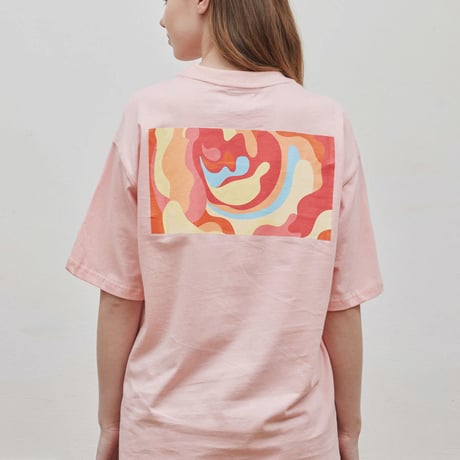 『Verynineflux』  イメジュリーTシャツ (Pink)